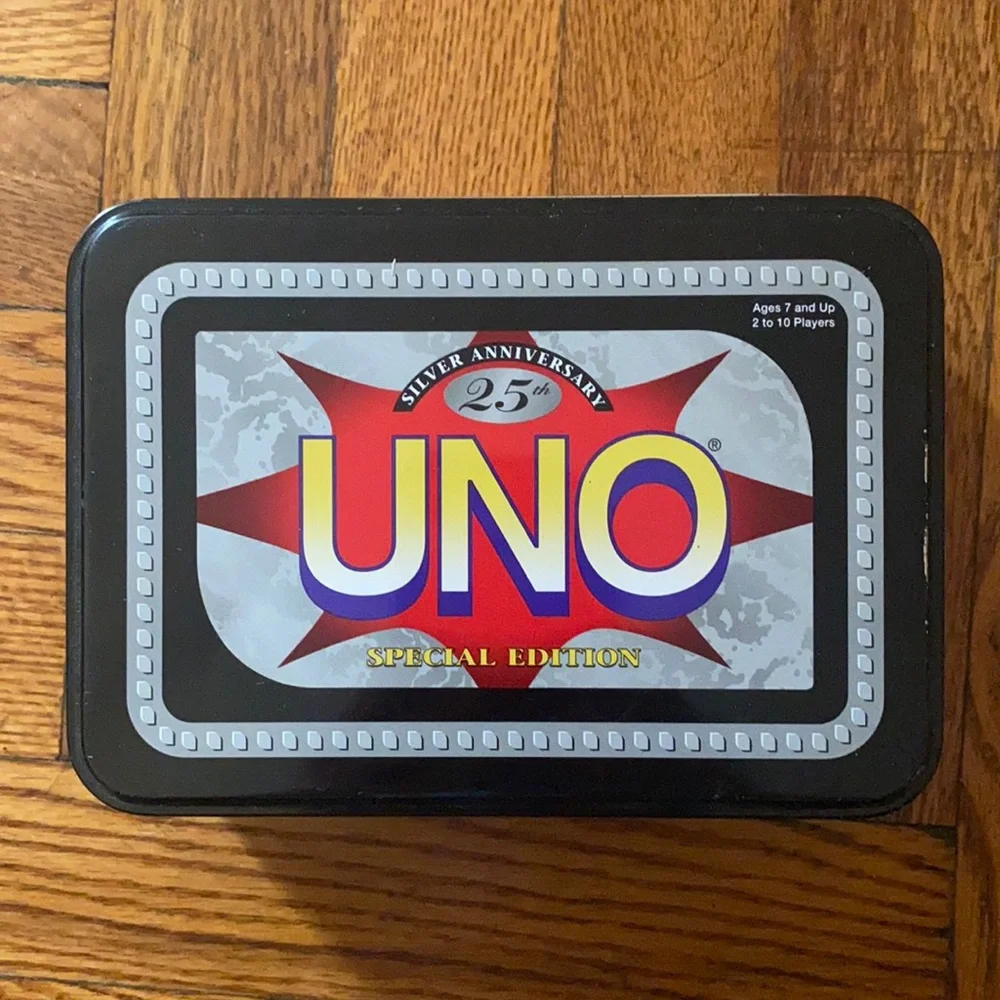 uno | Games | Uno Cards 25th Silver Anniversary Special Edition With Box | Poshmark uno | Games | Uno Cards 25th Silver Anniversary Special Edition With Box | Poshmark